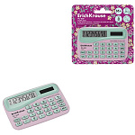 Калькулятор карманный 8 разрядов " Erich Krause " PC-869 Floral Soul, 92*60*5мм, двойное питание, ассорти