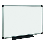 Доска магнитно-маркерная " deVente " Highline 90*60см, пластиковая полка для маркеров, скрытое крепление, картонная коробка