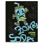 Дневник 5-11 класс 7БЦ " Феникс " Зомбо банка, глянцевый ламинированный картон, тиснение фольгой, 48л