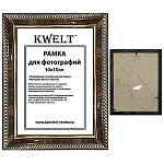 Фоторамка " KWELT " пластиковая 10*15см серия 9 темный орех, стекло, ширина багета - 16мм