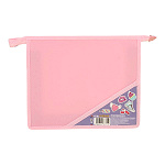 Папка " Пчелка " МАЛЫЙ ФОРМАТ А5-02 (230*190*50мм) молния сверху Девчачьи радости, с уголком, пластик