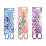 Ножницы " Erich Krause " Unity Pastel Bloom 18см, пластиковые ручки, ассорти, картонная упаковка, европодвес