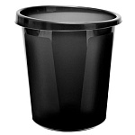 Корзина для бумаг " Стамм " 9л цельная черная