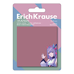 Блок самоклеящийся (стикеры) 75*75мм 50л, пастель, сиреневый " Erich Krause " Manga