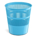 Корзина для бумаг " Erich Krause " Pastel, 9л, голубая, сетчатая, из прочного легкого материала