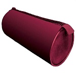 Пенал-тубус " Пчелка " ПТ-05 1 отделение 210*65мм, бордовый, на молнии, ткань