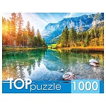 Пазлы " TOPpuzzle " 1000элементов Германия. Озеро Хинтерзее, 68,5*48,5см, картонная упаковка 15*19*6,7см