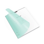 Тетрадь с пластиковой обложкой А5 18л клетка " Erich Krause " Классика CoverPrо Pastel Мятная, офсет, на скобе, скругленные углы, 1 дизайн в коробке