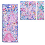 Наклейки детские " Mazari " Одень куклу, 95*230мм, 4 дизайна, пакет, европодвес