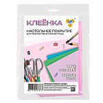 Клеёнка для уроков труда и творчества " Пчелка " 690*400 Розовая