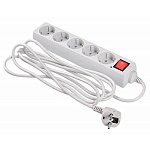 Сетевой фильтр " Buro "  3м 5 розеток серый