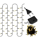 Гирлянда светодиодная " Миленд " 10м, 100 ламп, теплый белый свет, 8 режимов