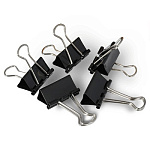 Зажимы " Dolce Costo " черные 19мм 12шт/уп