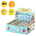 Точилка " Феникс " Монстрики 1 отверстие, 4 дизайна, картонный дисплей