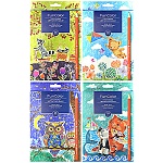 Карандаши цветные пластиковые Funcolor 18цв " Bruno Visconti " трехгранные, 6 видов (без возможности выбора дизайна), картонная упаковка, европодвес