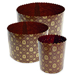 Набор форм для выпечки 3шт разного размера: 70х85мм, 100х85мм, 124х100мм, пакет