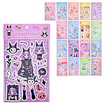 Наклейки детские " Mazari " А5 Девочки 11,5*19см, 18 дизайнов, пакет, европодвес