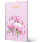 Дневник 1-11 класс 7БЦ " Эксмо " Нежный цветок, обложка- матовый ламинированный картон, ламинация soft-touch, тиснение фольгой, 40л