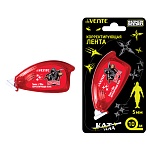 Корректирующая лента " deVente " SuperHero, красный, 5мм*10м, картонный блистер, европодвес