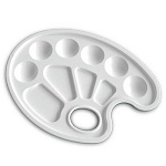 Палитра " Луч " овальная №1