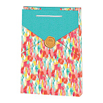 Пакет бумажный " Мир открыток " 18*22,7*10см Яркие краски, ламинированный