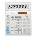 Калькулятор настольный 12 разрядов " Skainer " SK-777XWH, 157*200*32мм, двойное питание, белый
