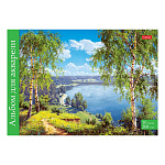 Альбом для акварели " Hatber " А4 10л жесткая подложка, Родные просторы, склейка, обложка- мелованный картон, матовая ламинация, блок-офсет 200г/м2