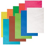 Фетр цветной " deVente " А4 10л 10цв 2мм Яркие цвета, пластиковый пакет, европодвес