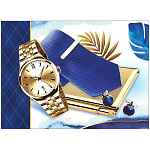 Конверт для денег " Праздник " 425 Новогодний- С Новым годом! Лошадь и зверята, 168*84мм, радужные блестки в лаке, текст