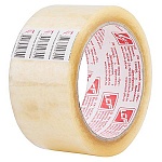Лента упаковочная клейкая 48мм* 66м, прозрачный, 45мкм, полипропилен, " Луч "