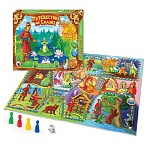 Игра ходилка " Русский стиль " Путешествие по сказке. Царевна лягушка, состав: игровое поле, 4 фишки, кубик, правила игры, от 3лет, картонная упаковка 22*32*3см