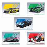 Альбом А4 12л " Hatber " ECO Автоспорт (ассорти), на скобе, обложка - мелованная бумага, блок-офсет- 100г/м2, 1 дизайн в спайке, 5 дизайнов в коробке