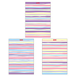 Тетрадь А4 96л " Erich Krause " Pastel Lines (ассорти), клетка, на скобе, обложка - мелованный картон, выборочный УФ-лак, 4 дизайна в коробке