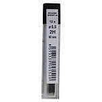 Грифели для механических карандашей 0,5мм, 2H " Koh-i-Noor " 12шт, пластиковый футляр