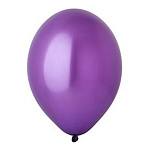 Шар латексный металлик 12"/30см Экстра фиолетовый