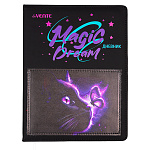 Дневник 1-11 класс искусственная кожа " deVente " Magic Dream, блок- офсет 80гр/м2, поролон, печать в 1 краску, аппликация из искусственной кожи, шелкография, отстрочка, ляссе, 48л