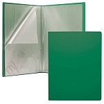 Папка 10файлов " Erich Krause " А4 Classic зеленая, пластик 0,40мм, с текстурой поверхности " песок "