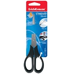 Ножницы для левшей " Erich Krause " Standard Left Hand 17,0см, пластиковые ручки, черные, картонная упаковка, европодвес