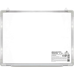 Доска магнитно-маркерная " Attomex " 60*45см, алюминиевая полка для маркеров, открытое крепление, термоусадочная пленка