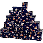 Набор коробок " Миленд " 10в1 Тортик, 30,5*20*13см, 28,5*18,5*12см, 26*17,5*11см, 23,5*15,5*10см, 21*14*9 см, 19*13*8см, 17,5*11*7см, 15*9,5*6см, 13,5*8*5см, 12*6,5*4см