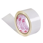 Лента упаковочная клейкая 48мм* 66м, белый, 45мкм, полипропилен, " Луч "