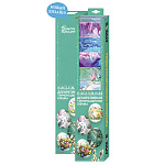 Набор термоусадочной пленки для яиц 7 фрагментов 50шт 6,5*35,5см, " Мрамор ", картонный дисплей