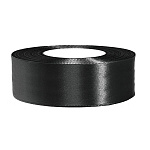 Лента атласная " KWELT " 20мм*22,85м черная