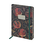Блокнот А5 на резинке 7БЦ 100л " Bruno Visconti " Megapolis Journal, Flora. Гранат, горизонтальный, линия, сшивка, обложка- мелованная бумага, тонированный блок, скругленные углы, 142*215мм