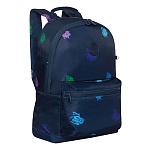 Рюкзак " Grizzly " 26*38*12см каляки-маляки, 1 отделение, укрепленная спинка, объемный карман на молнии на передней стенке, внутренний карман для электронных устройств, карман быстрого доступа в верхней части рюкзака, ручка-петля