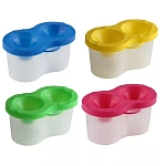 Стакан-непроливайка " Пчелка " двойной, ассорти (без возможности выбора цвета) 5 цветов