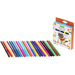 Фломастеры " Hatber " ECO Жж-Мяу 24цв круглые, вентилируемый колпачок, картонная упаковка, европодвес