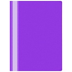 Скоросшиватель пластиковый А4 " KWELT " 120/160мкм фиолетовый, текстура поверхности- песок