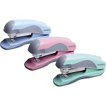 Степлер №10 на 12л " deVente " Pastel 100скоб пластиковый, противоскользящая резиновая вставка, один режим скрепления скоб, глубина закладки бумаги 45мм, металлический механизм подачи скоб, ассорти (без возможности выбора цвета), картонная упаковка