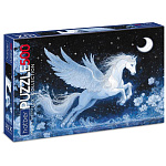 Пазлы " Hatber " 500эл Premium Волшебный Пегас 48*33см, матовая ламинация, 3D фольга, картонная упаковка